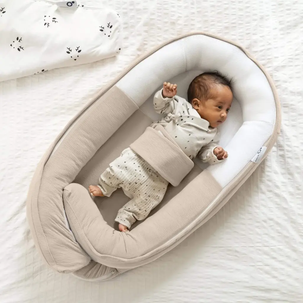 Doomoo Doomoo cocoon babynest tetra jersey sand