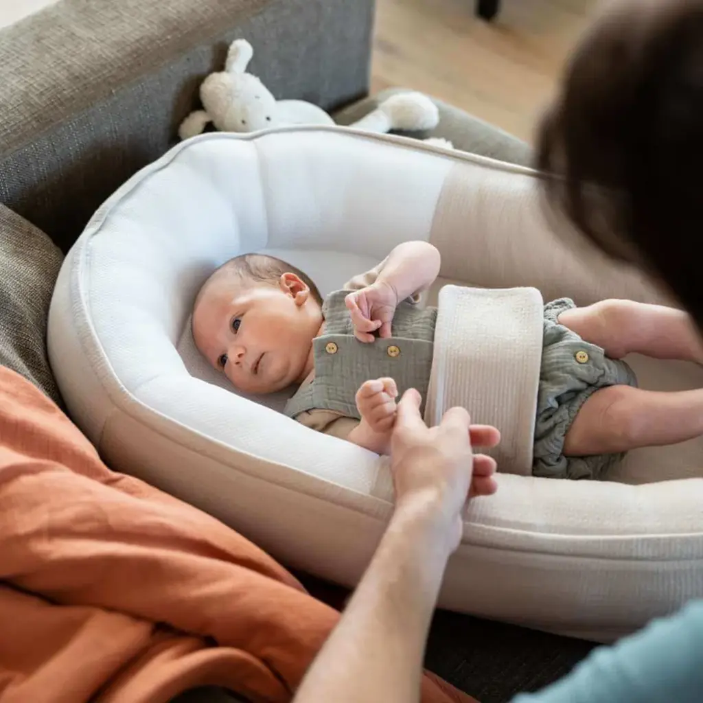 Doomoo Doomoo cocoon babynest tetra jersey sand