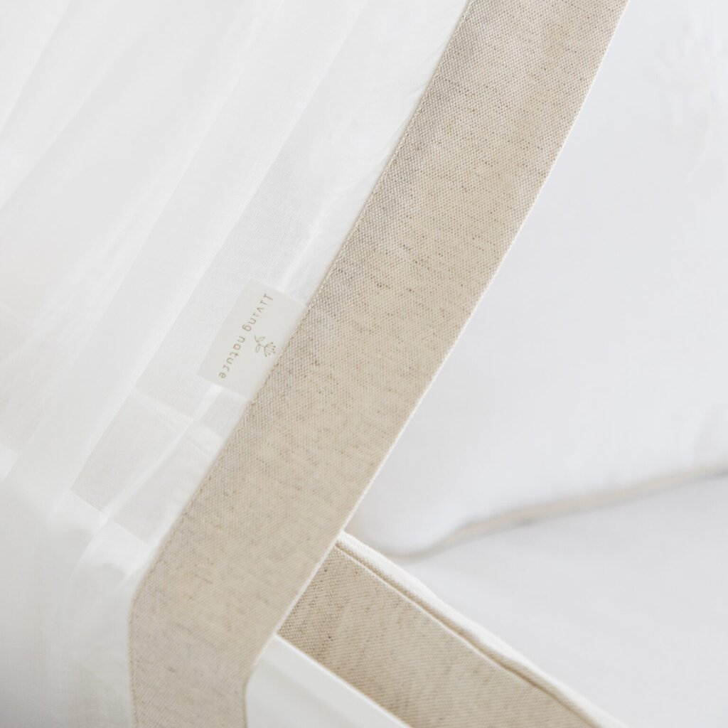 Living Nature Living nature bed- en parkhemel linnen