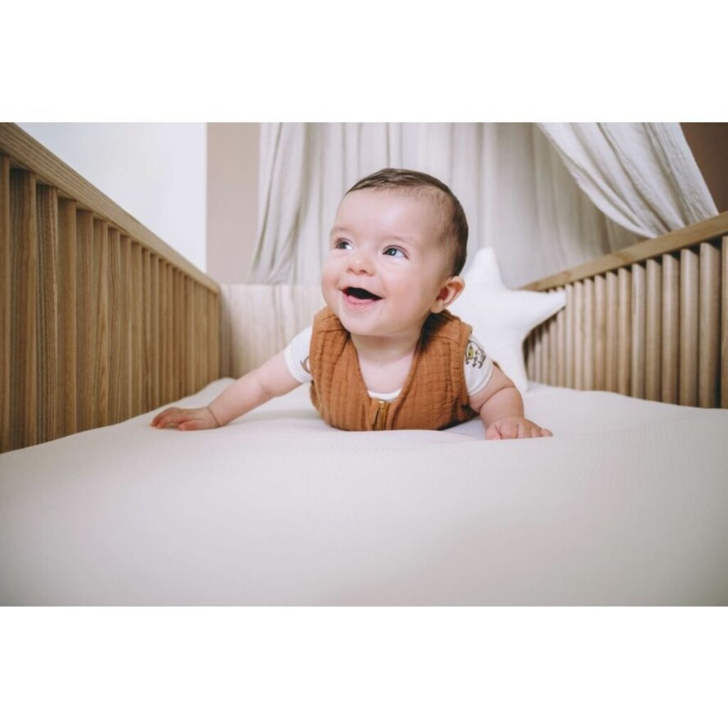 Matras Peuterbed + Topper ZZZOO 70x140 Airgo Beer