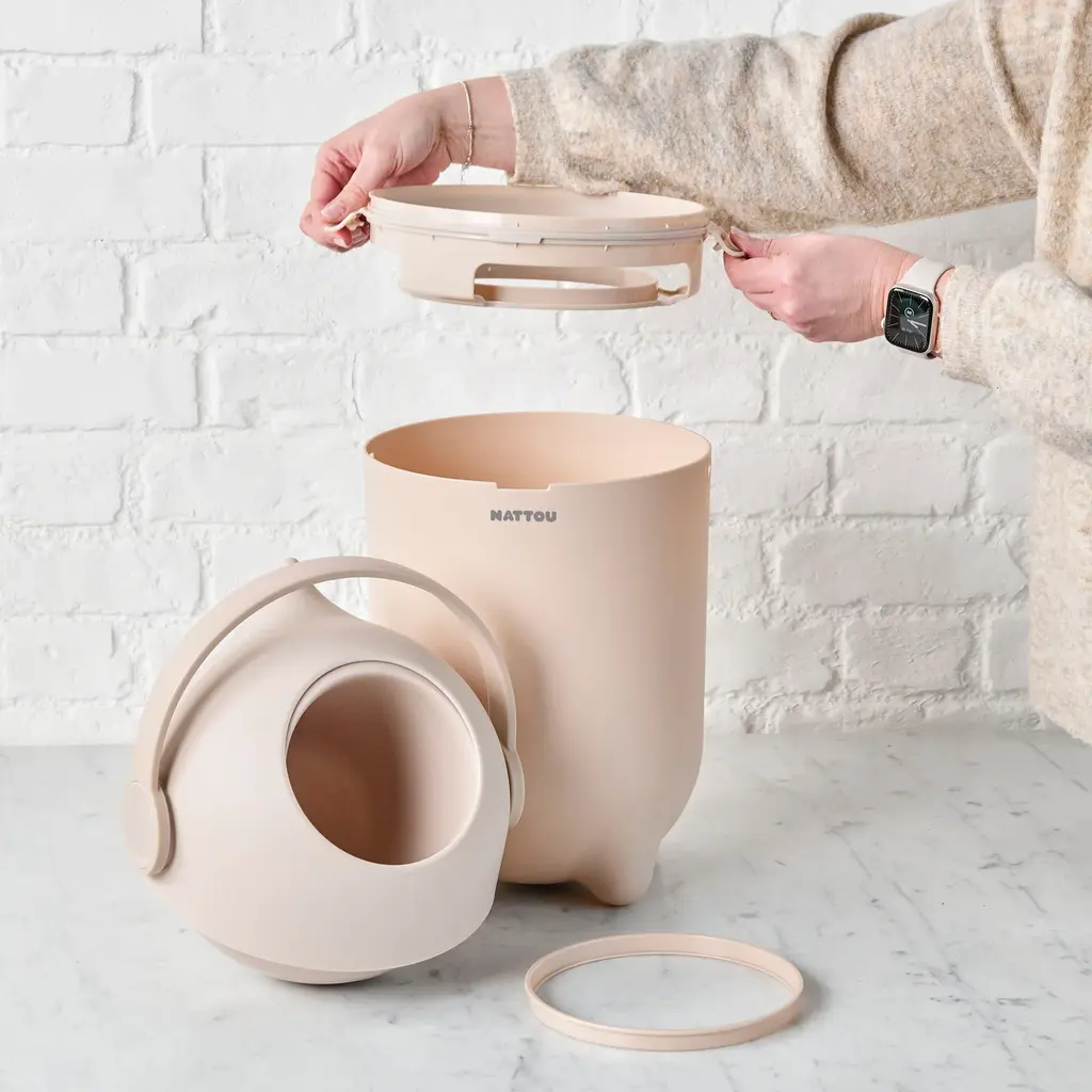 Nattou luieremmer Dropy beige