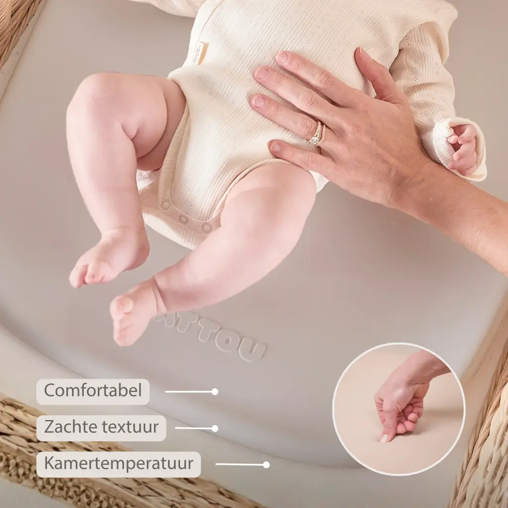 Nattou Nattou verzorgingskussen Soft clay