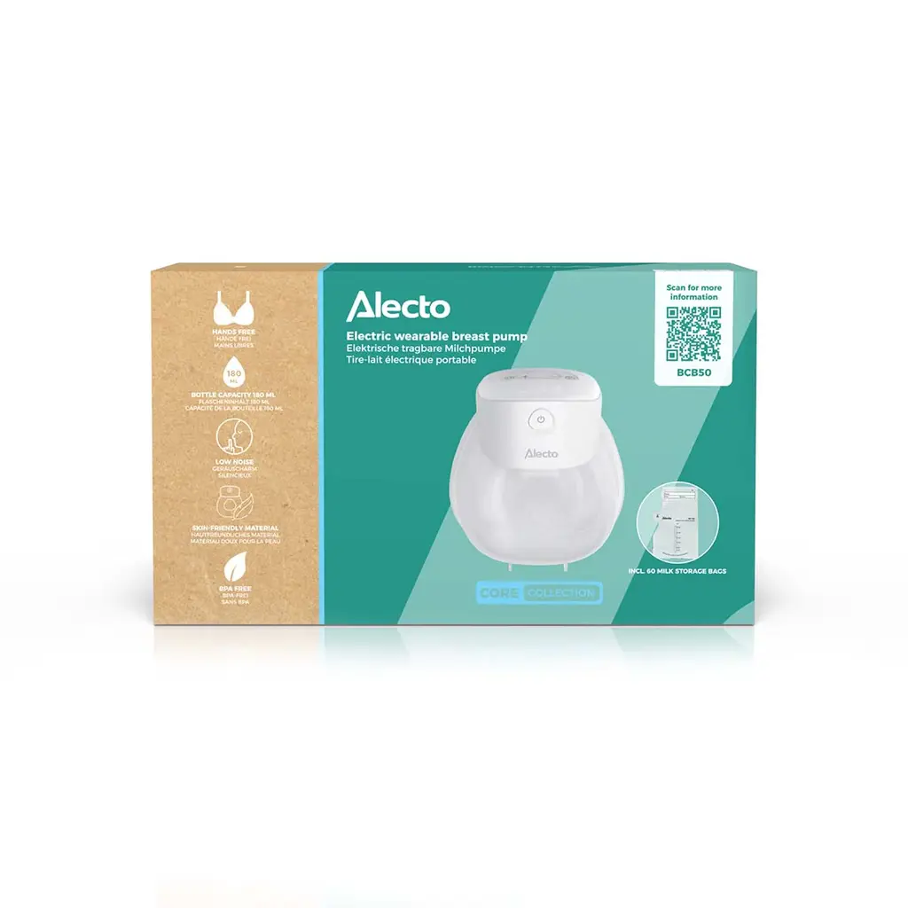 Alecto BCB50 - Draagbare elektrische borstkolf - Compact en stil