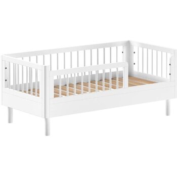 Peuterbed Forrest 70x140cm - massief beukenhout - wit