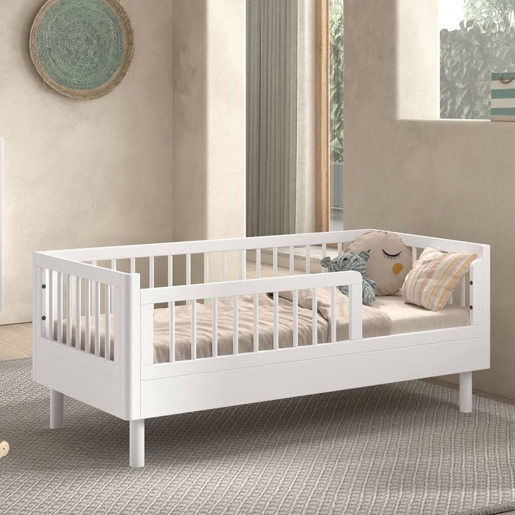 Peuterbed Forrest 70x140cm - massief beukenhout - wit