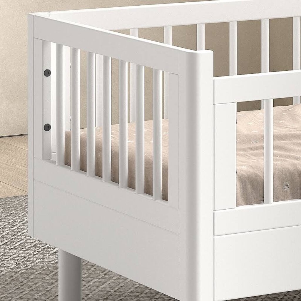 Peuterbed Forrest 70x140cm - massief beukenhout - wit