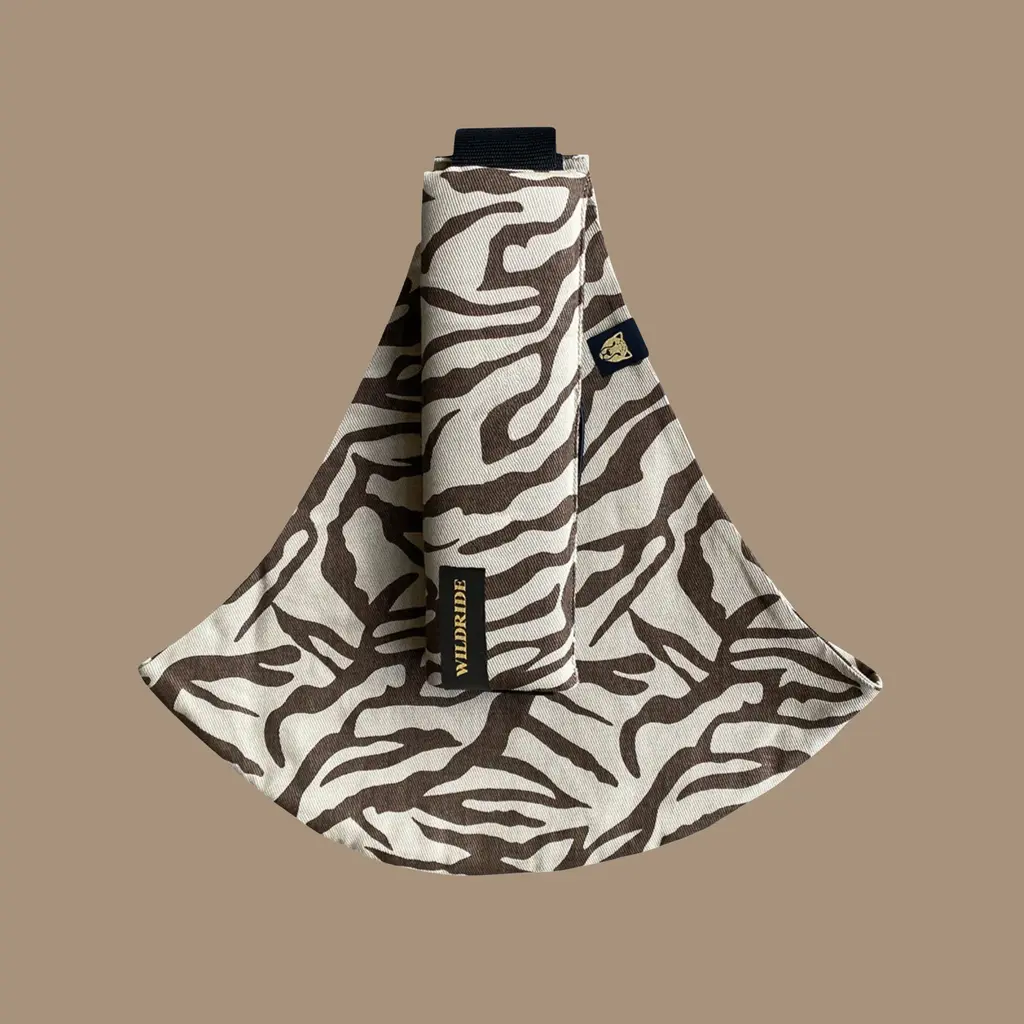 Wildride Wildride carrier brown zebra print