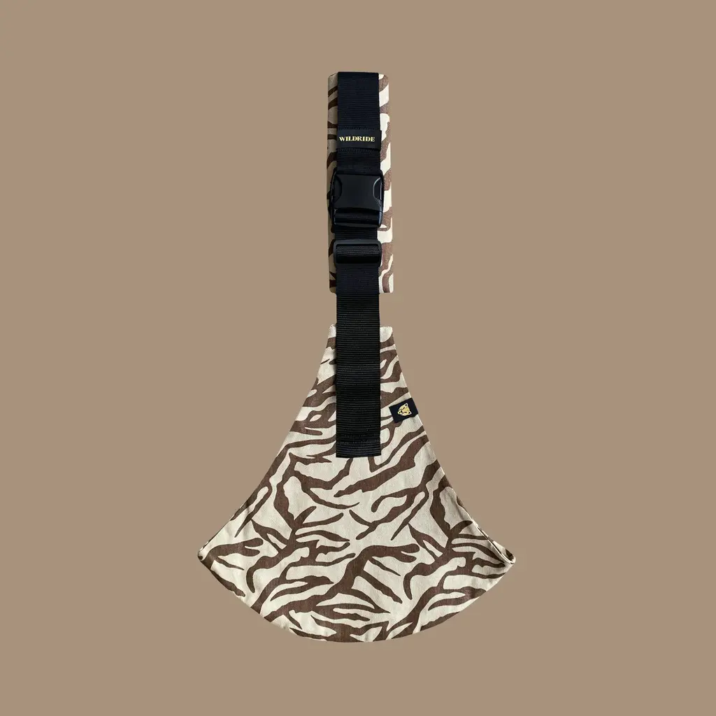 Wildride Wildride carrier brown zebra print