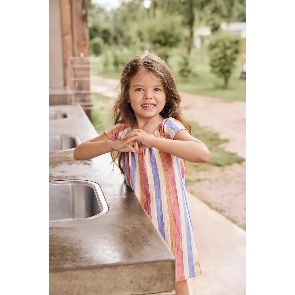 Daily7kids Daily 7 Dress Striped | Heather Rose
