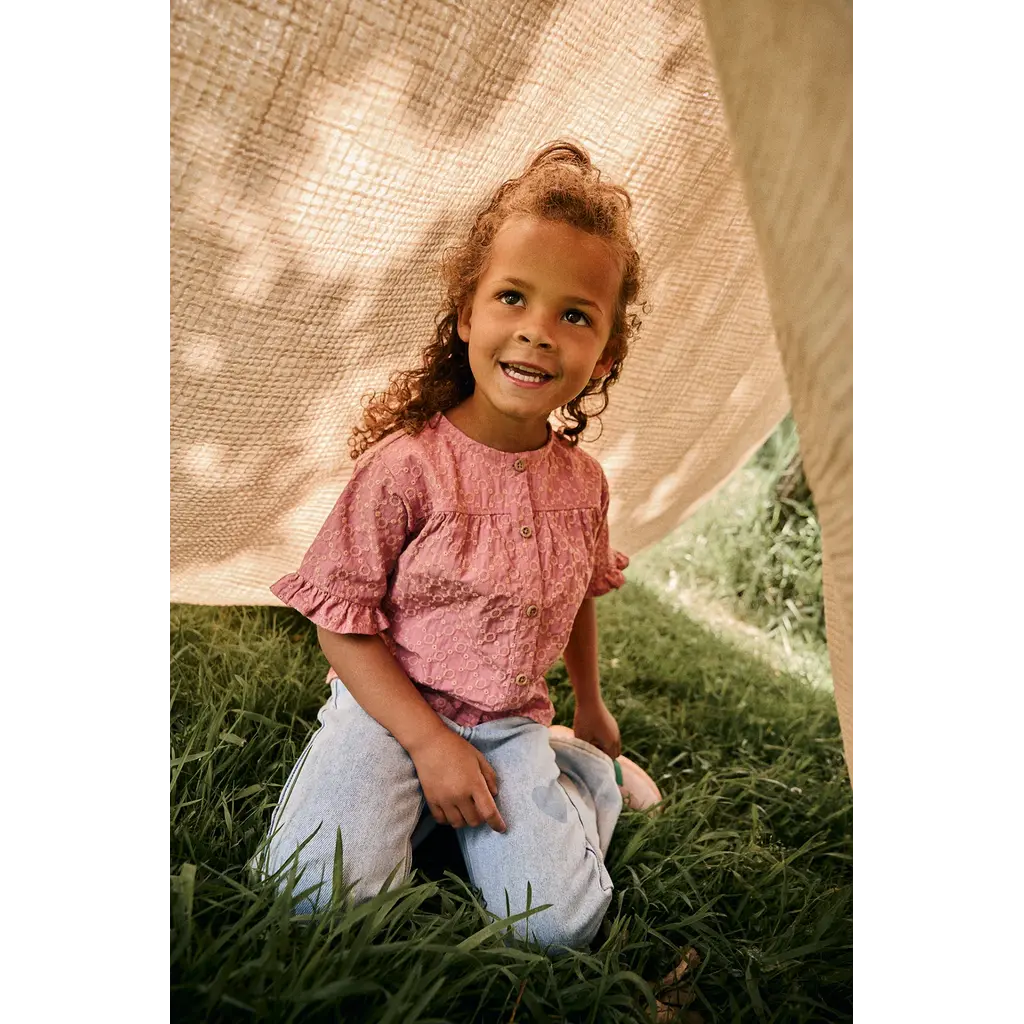 Daily7kids Daily  7 Shirt Ruffle Broderie