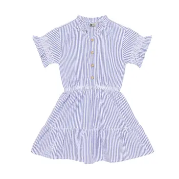 Daily7kids Daily 7 Dress Stripe Ruffle
