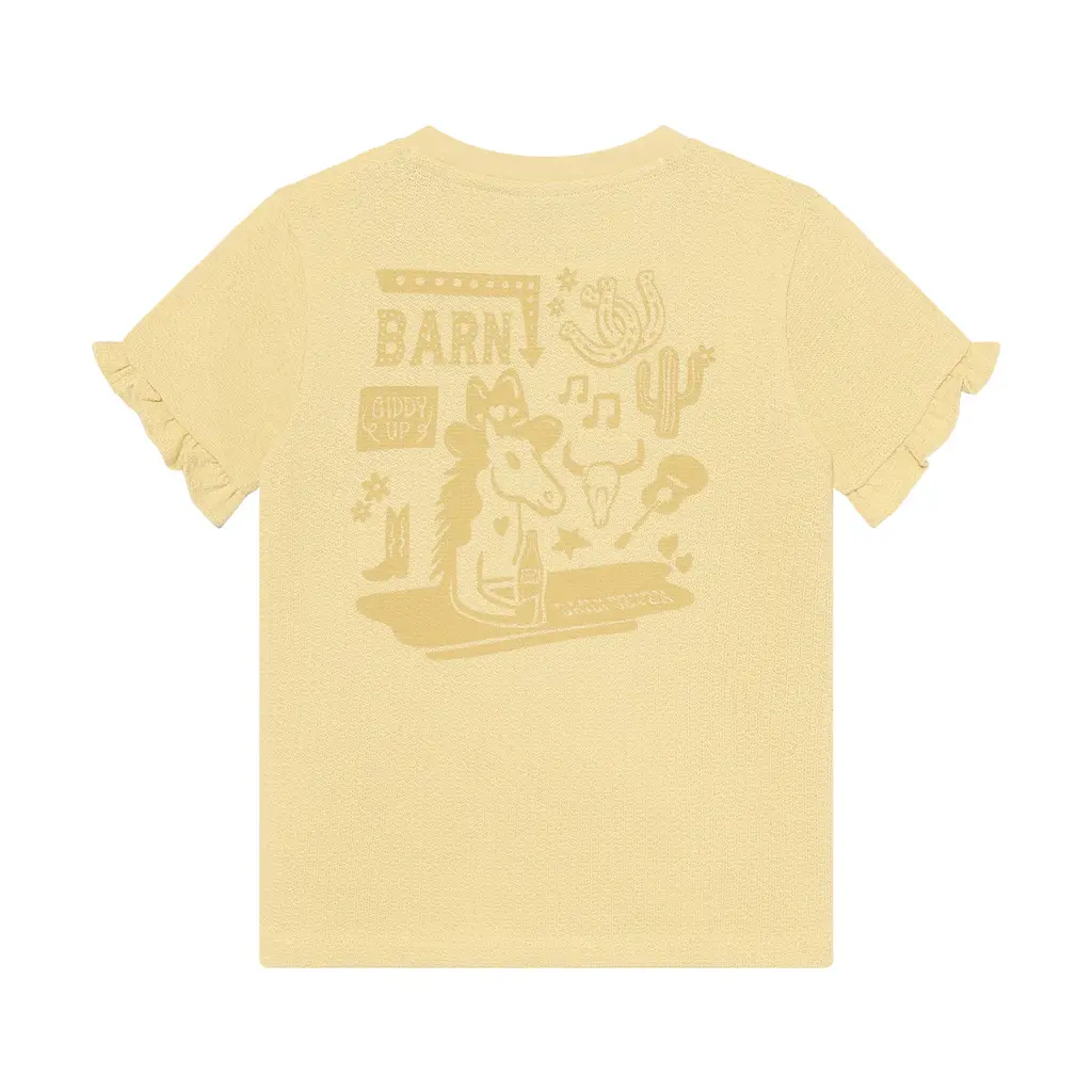 Daily7kids Daily 7 T-shirt Ruffle Backprint