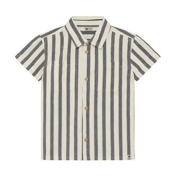 Daily7kids Daily 7 Shirt Stripe Cotton | Thunderstorm