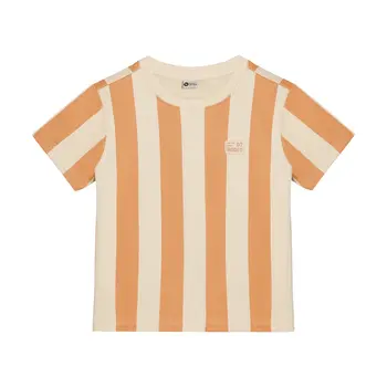 Daily7kids Daily 7 T-shirt Big Stripe | Sandstone