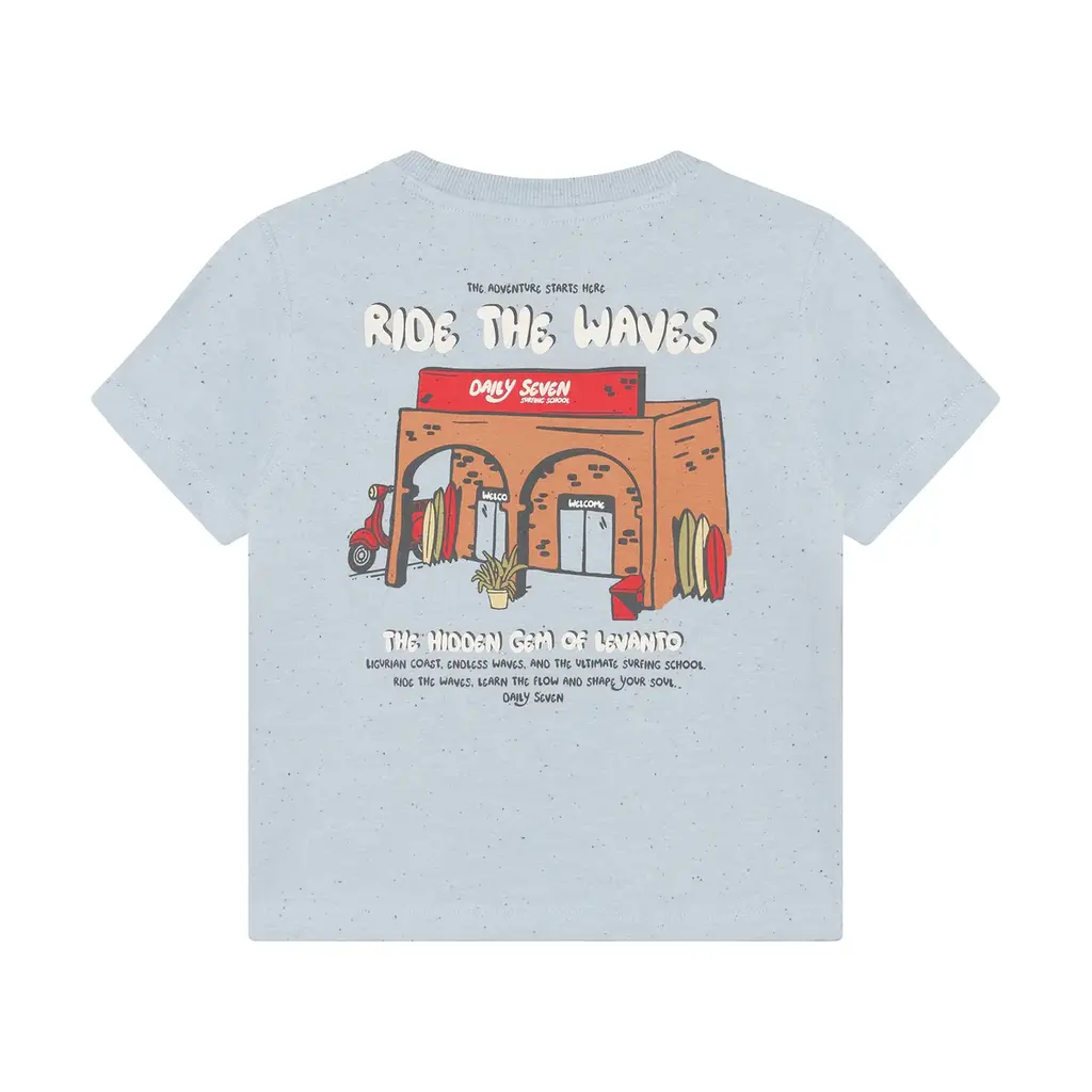 Daily7kids Daily 7 T-shirt Backprint | Celestial Blue