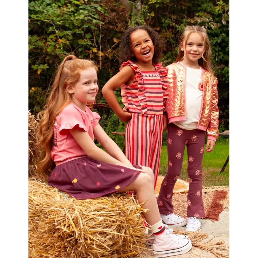 Jubel Jubel meisjes flared broek Salsa Sunset