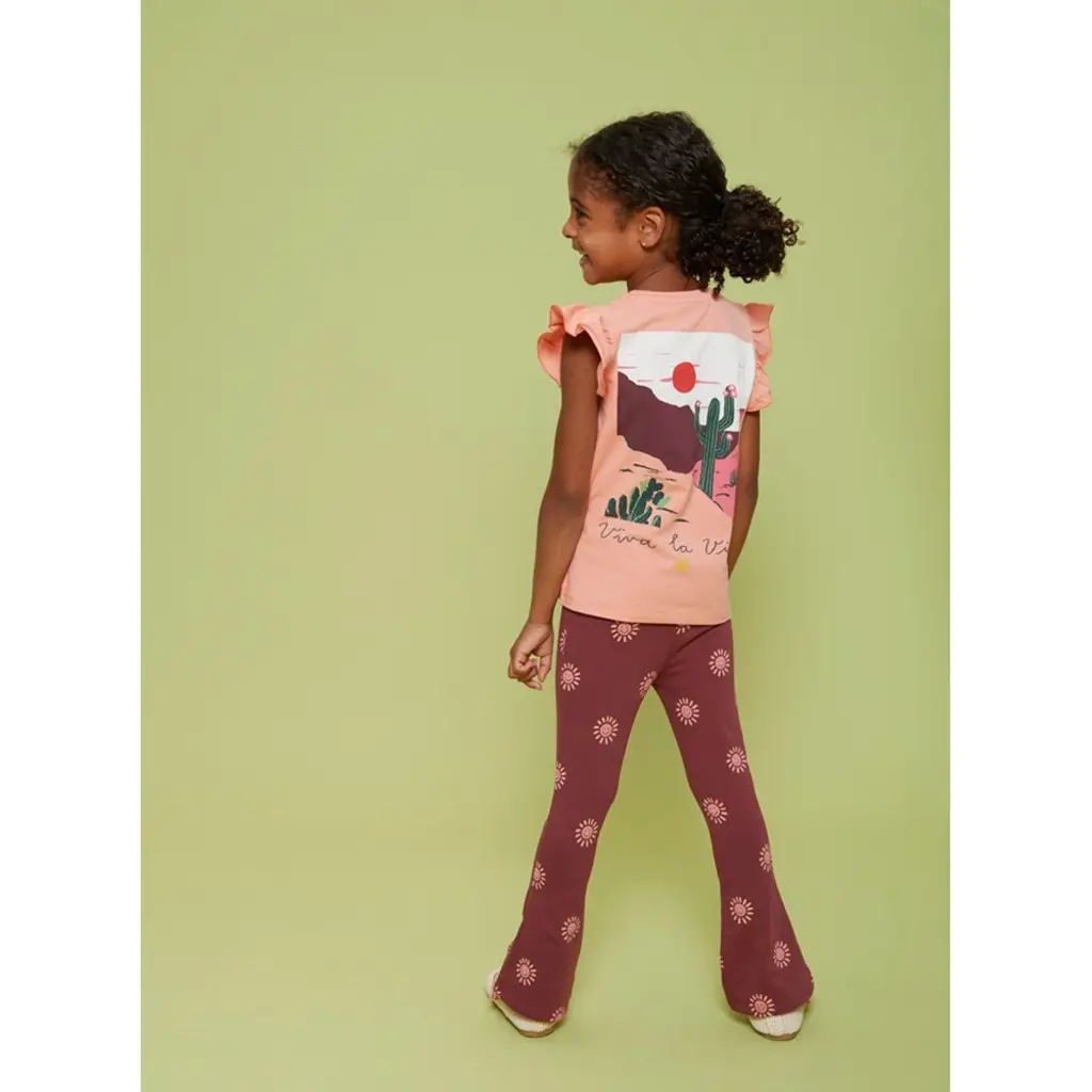 Jubel Jubel meisjes t-shirt met backprint Salsa Sunset
