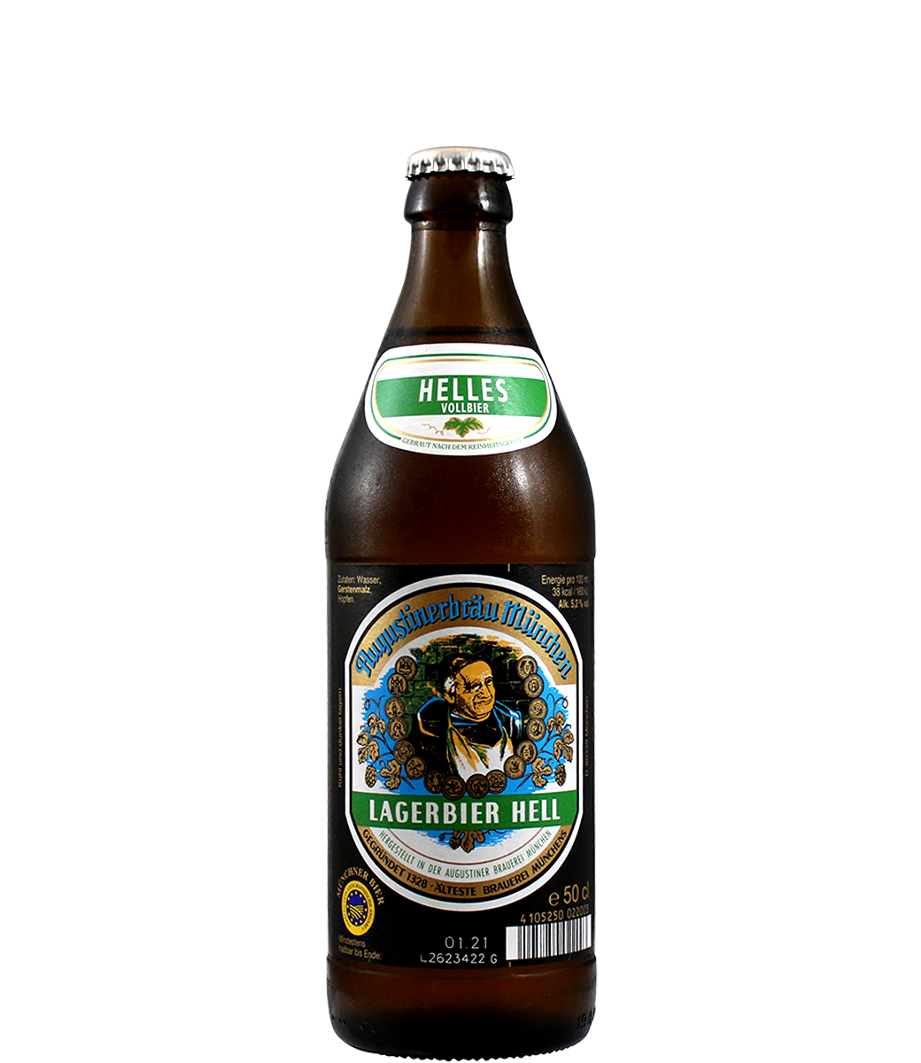 Augustinerbrau Lagerbier Hell 50cl J B Craft Drinks