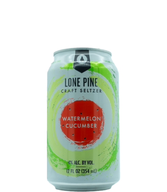 Lone Pine Brewing Co Craft Seltzer Water Melon Cucumber