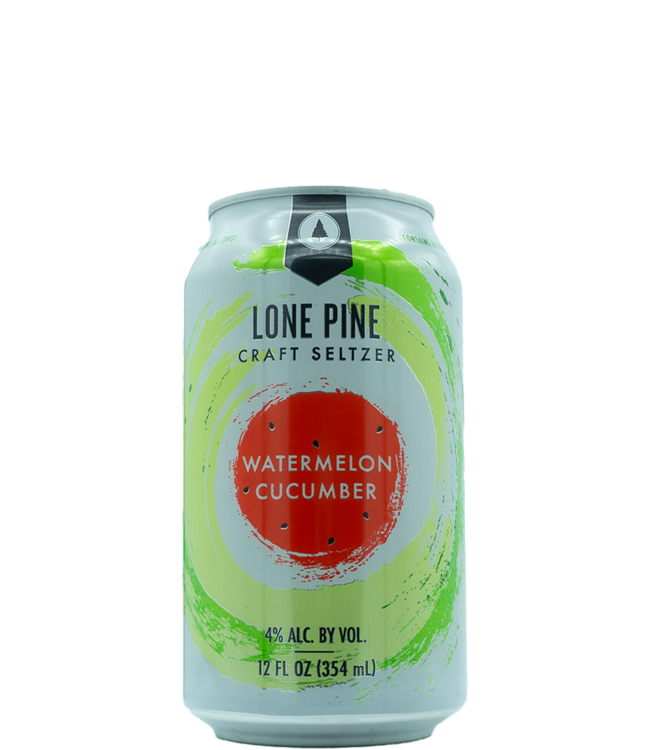 Lone Pine Brewing Co Craft Seltzer Water Melon Cucumber