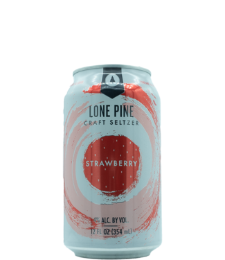 Lone Pine Brewing Co Craft Seltzer Strawberry