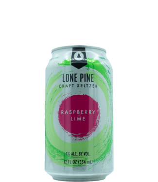 Lone Pine Brewing Co Craft Seltzer Raspberry Lime