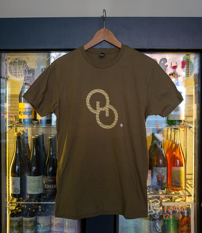 Other Half Khaki Logo t-shirt Small