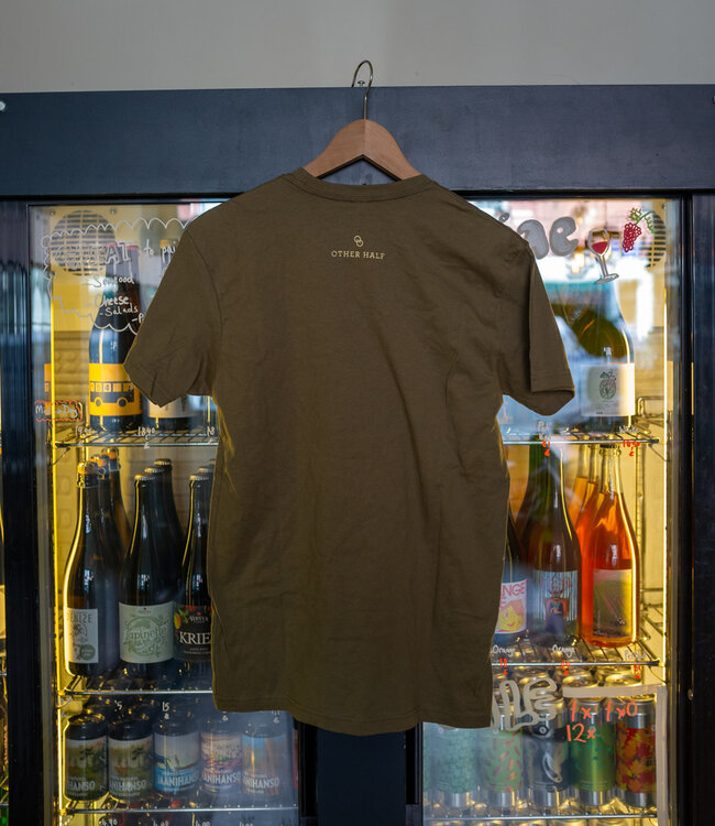 Other Half Khaki Logo t-shirt Small