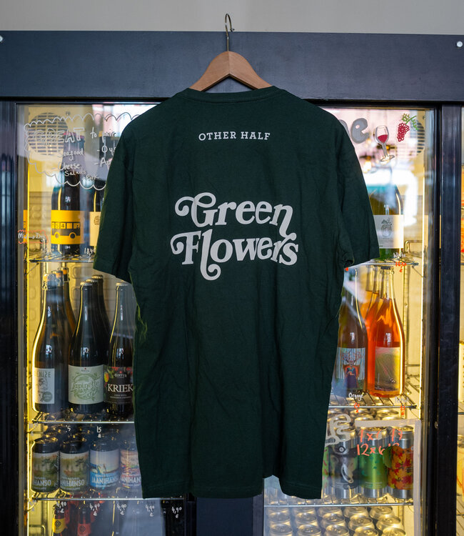 Other Half Green Flowers t-shirt XL