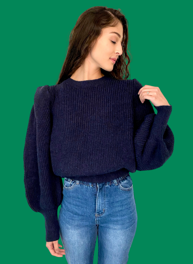 baby blue knit cardigan