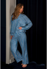 Dorélit Filia + Alkes | Pajama Set Woven | Stripe Blue