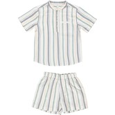Acamar + Mars | Pajama Set | Stripe Yellow
