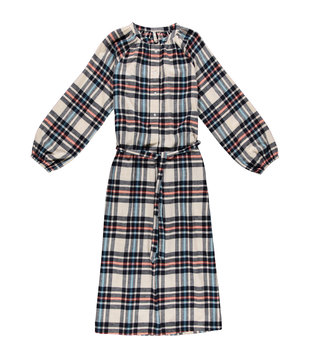 Helena Dress Check Navy