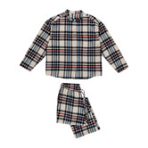Holdie+Alkes Pyjama set Marine Blauw ruit