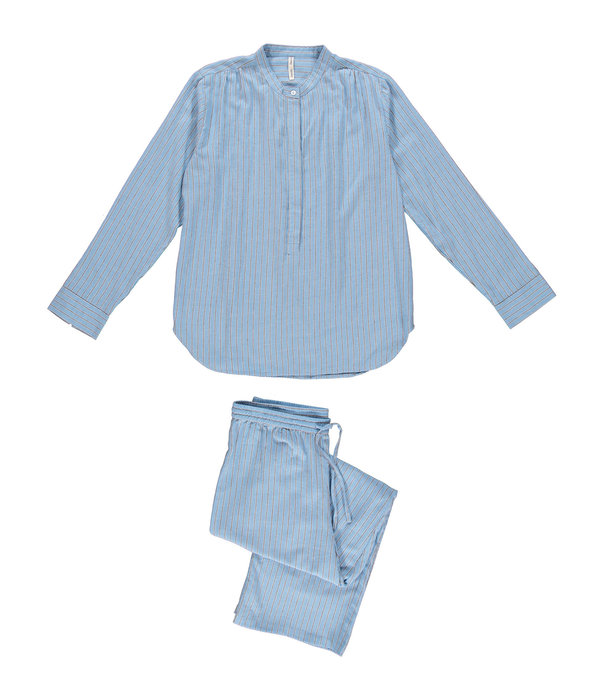 Dorélit Hazel+Alkes Pyjama Set Stripe Khaki