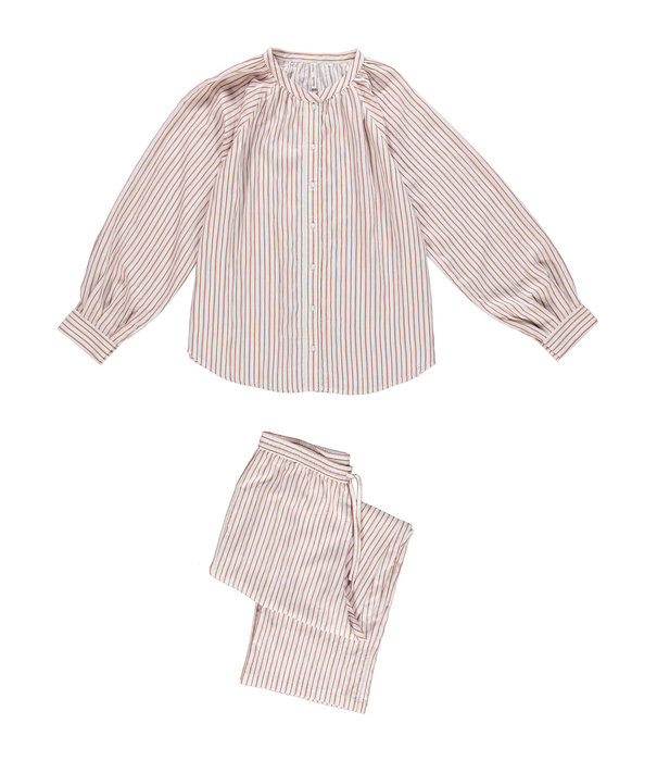 Dorélit Helly+Alkes Pyjama Set Stripe Lilac