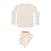 Heidi+Hermes Pyjama set Gebroken wit