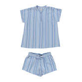Izzie+Cupido Pyjama Set Stripe Blue