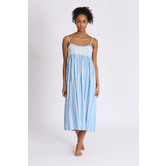 Ine Dress Stripe Blue