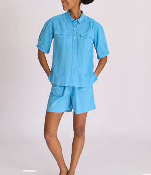 Ivy+Imo Pyjama Set Dobby Blue