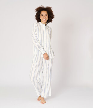 Jamie+Alkes Pyjama Deep Stripe Blue