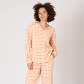 Jayden+Alkes Pyjama Check Tangerine