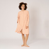 Jasper Dress Check Tangerine