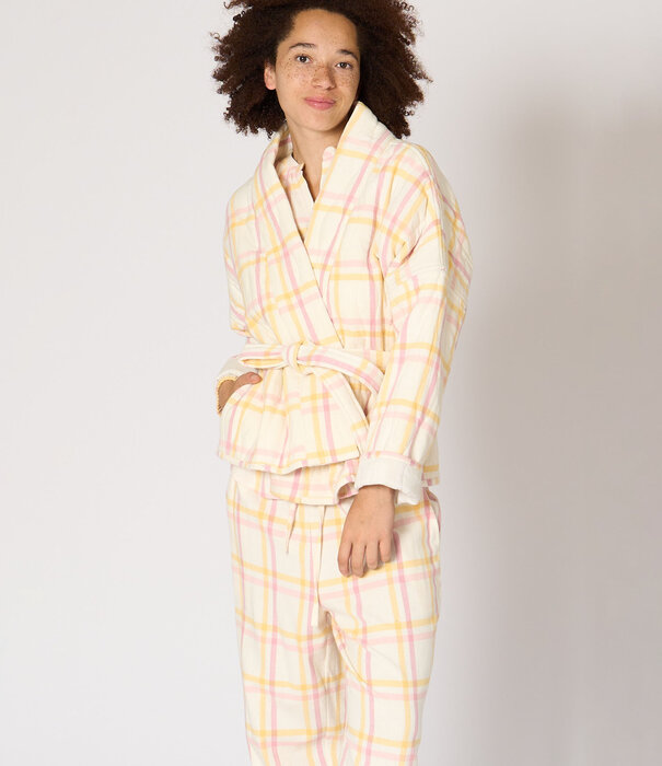 Dorélit Jiva Short Jacket Check Banana