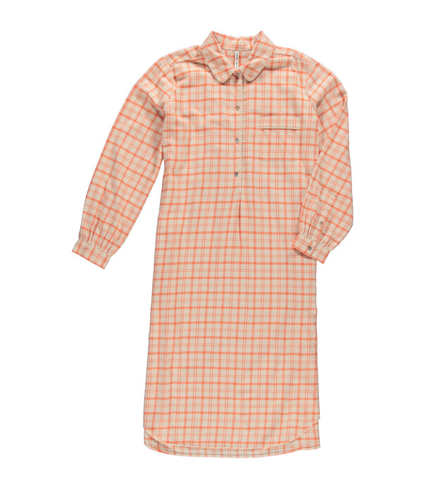 Dorélit Jimmie Dress Check Tangerine