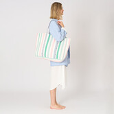 Beach Bag Accessories Stripes Chambray