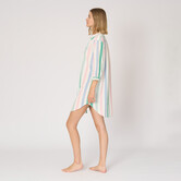 Kisaura Dress Stripes Chambray