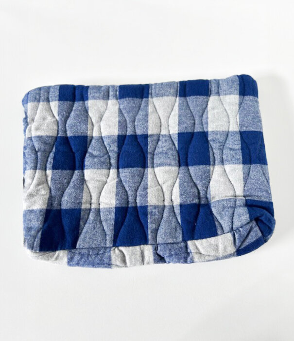 Dorélit Beauty Bag Maxi Check Grey Blue
