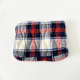 Beauty Bag Midi Oranje Ruit