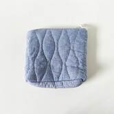 Beauty Bag Mini Blauwe Streep